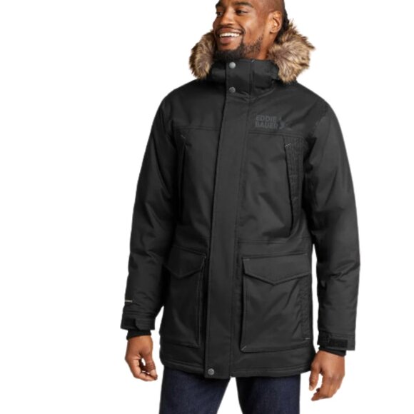 Men's Superior Down Waterproof Parka NWT Black Size XXL